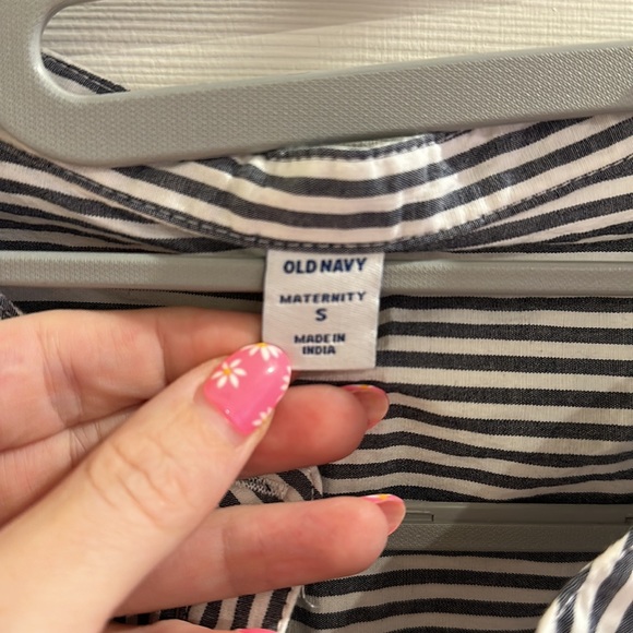 Old Navy Striped Maternity Shirt, Size S, NWOT - Picture 2 of 3